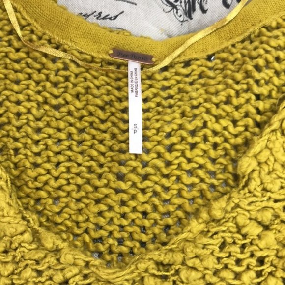 Free People Sunday Shore Cotton Blend Sweater - Picture 4 of 8